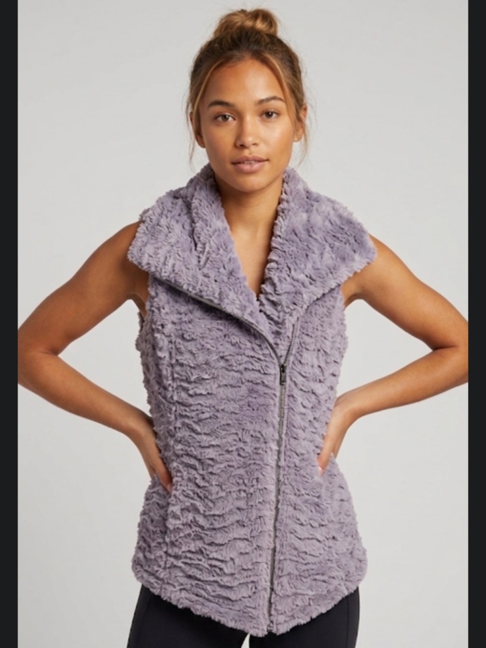 EUC Patagonia Fur Fleece Teddy Soft Sleeveless Jacket